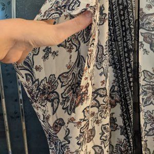 Lane Bryant Printed Chiffon Overpiece